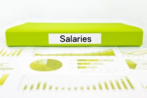 Binder with payroll information